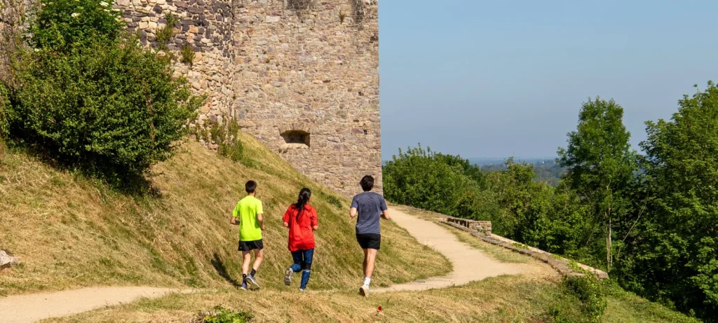 Trail sur la Promenade de la Poterne