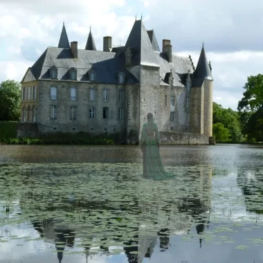 Le Fantôme de la Dame Verte : Légende Mystérieuse du Château de Rocher à Mézangers